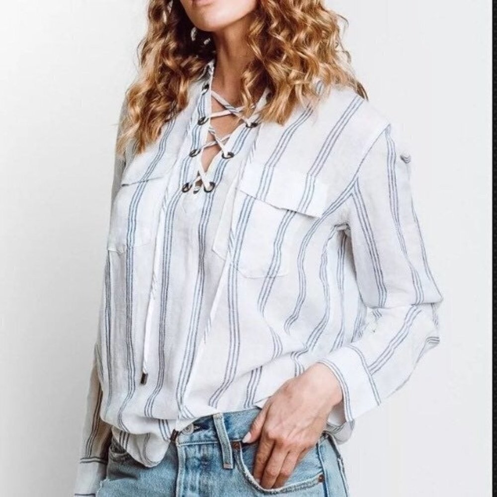 Rails striped top - image 2